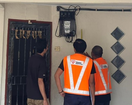Meter TNB siap dipasang