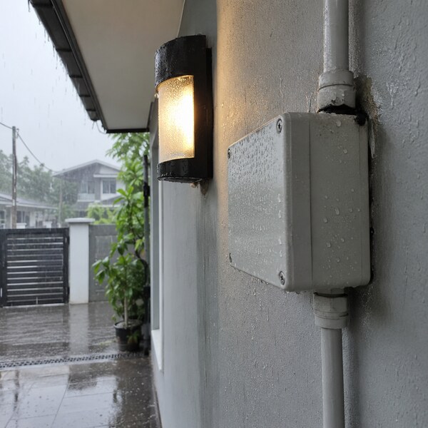 House electricity trips during heavy rain