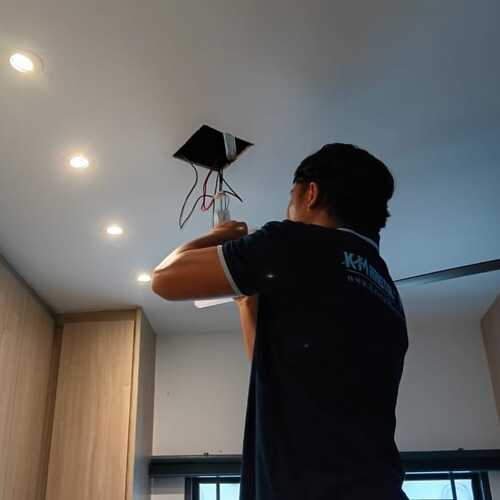 Light wiring and new light points