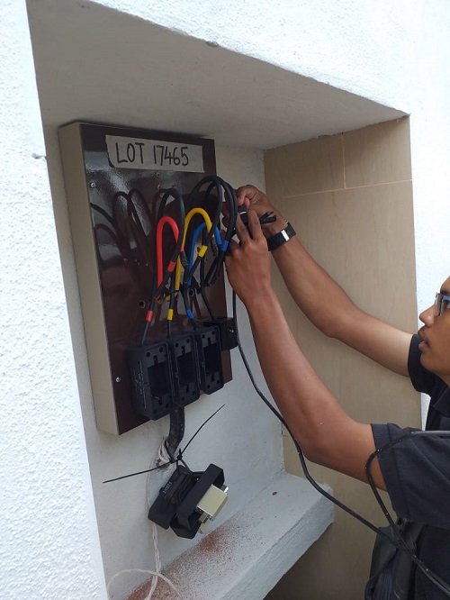 pemasangan meter tnb setapak 