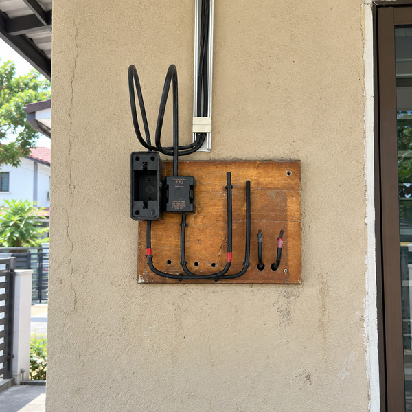 Panel meter TNB sebelum permohonan bekalan elektrik