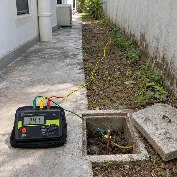 Servis earthing elektrik untuk rumah kedai dan pejabat