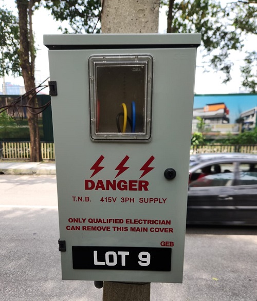 TNB temporary electricity supply for construction site