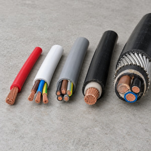 Types of electrical cables used for wiring installations